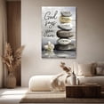 thumbnail image 6 of “Stacked Stones with Affirmations & Bible Verses (Calm Tone)” Spiritual Canvas Wall Art Ready to Hang for Living Room and Bedroom, 6 of 8