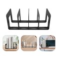 thumbnail image 3 of MOVTOTOP Black ABS Desk Shelf with Large Capacity for Storage Use No Assembly Required Stable and Secure, 3 of 8