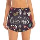 thumbnail image 2 of Balery Merry Christmas Pantalones cortos deportivos para mujer con forro y dos bolsillos, elásticos, para entrenamiento, gimnasio, yoga-XX-Large, 2 of 7