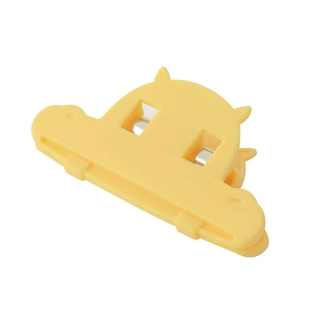 

Eastshop 5Pcs Wide Extended Anti-slip Strip Moisture-proof Food Sealed Clips Cartoon Shape Large Sealing Bag Clips
