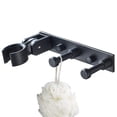 thumbnail image 3 of nipocaio Handheld Shower Bracket, Brass Shower Bracket, Wall-mounted（1pcs,black), 3 of 5