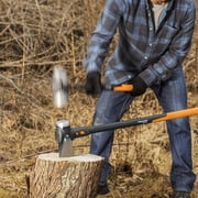 Fiskars Pro IsoCore 6 lb Wood Splitting Maul with 31 Handle, Black/Orange