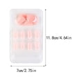 thumbnail image 3 of Seitruly Uñas postizas Perfect Matching Jelly Rubber Uña falsa Ligero Viscosidad fuerte Paster ajustable para manicura Art Juegos de manicura tipo 29 F741, 3 of 6