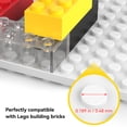 thumbnail image 3 of BlissBox White ABS Floating Display Shelves for Lego Building Bricks, Brick Storage for Kids Bedroom (6 Count), 3 of 10