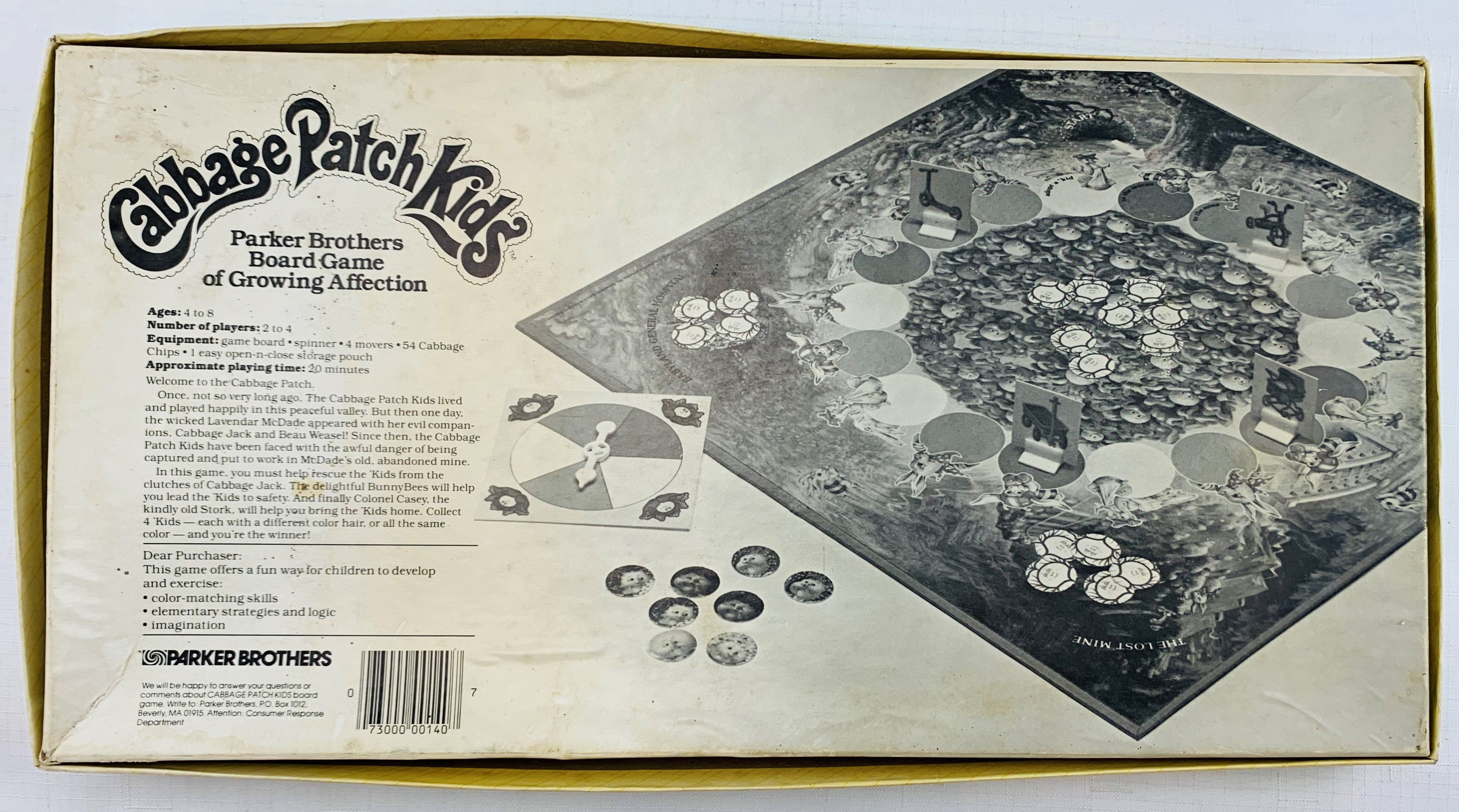 Vintage Boxed Cabbage Patch Kids Friends to The Rescue Boardgame Game 1984 0140 for sale online 