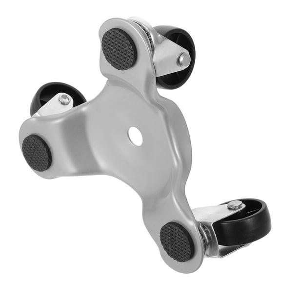 YUYUETIME 1Pcs Steel Dolly with Four Lockable Wheels for Heavy Duty Moving Appliance Transport