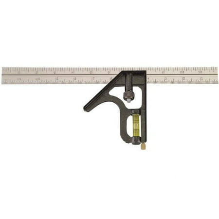UPC: 0049448400362 | Johnson Level & Tool Combination Square 12 In Zinc Steel Head 400EM