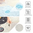 thumbnail image 3 of Yayeee Bath Rug for Bathroom Floor Non Slip Rectangle Fluffy Soft Absorbent Mat, 16"x24", Beige Astronaut Planet, 3 of 7