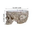 thumbnail image 3 of De Maceta con forma de cabeza de maceta, soporte para bolígrafos, escritorio, oficina, almacenamiento, papelería, maceta pequeña para suculentas, 3 of 9