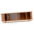 thumbnail image 4 of Milaget Mini Dollhouse Wall Cabinet Decor with Hanging Rod Birthday Gift Accessory Model, 4 of 9