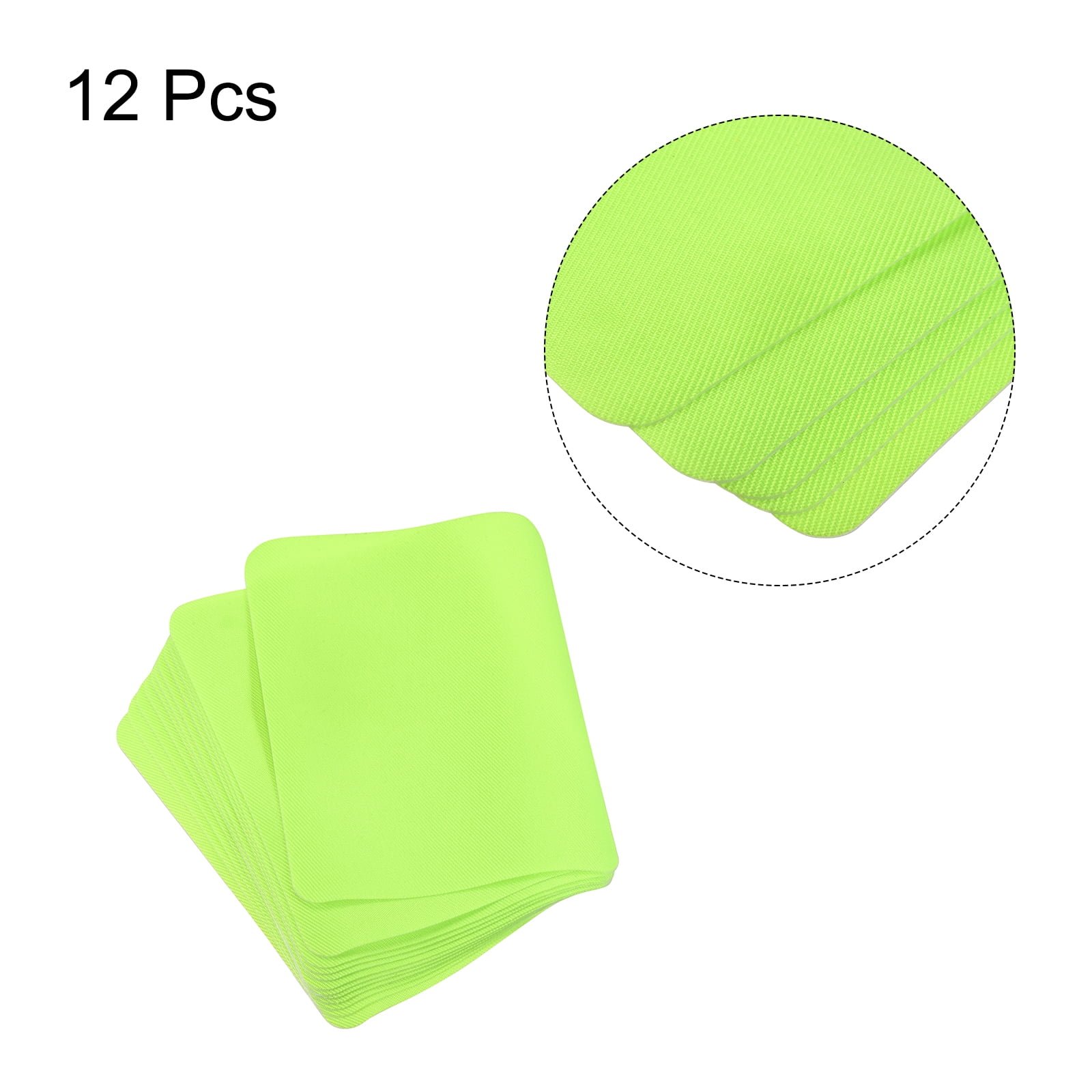  Harsgs 12PCS Fabric Iron on Patches Inside & Outside Strong  Glue 100% Cotton Repair Patch for Clothes Pants Mending and Decorating,  Army Green