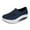 Dark Blue, variant on Women's Mesh Sport Slip-on Shoes, Non Slip Good Arch Breathable Lightweight Casual Sock Sneaker Nurse Shoes Fashionand Comfortable Lightweight Women's Sneakers Platform Shoes