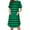 Green, variant on QNANSPI Maternity Nightgown for Breastfeeding, Casual Short Sleeve Dress, Maternity Nursing Nightdress Side Zipper Printed Short Sleeve Round Neck Knee Length Sleepwear