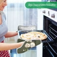 thumbnail image 2 of Yayeee Pot Holders Kitchen Heat Resistant with Pocket 7"x9.8" Cotton Oven Cooking Hot Pads, Beige Snowmen, 2 of 7