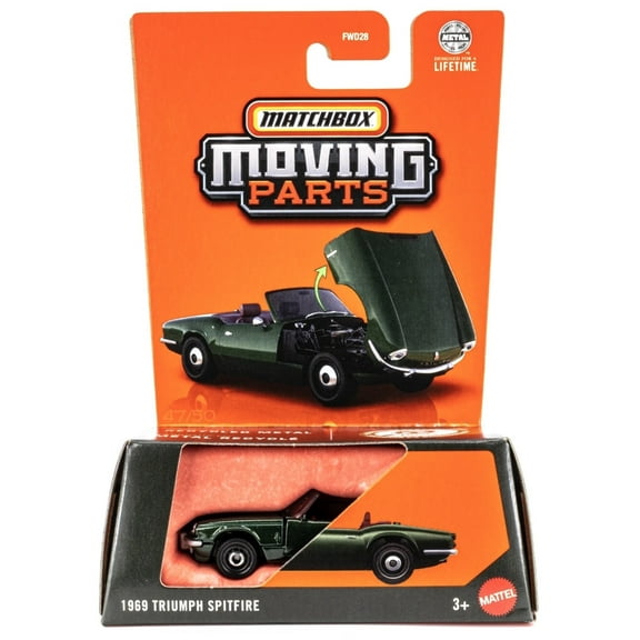 Matchbox 1969 Triumph Spotfire Moving Parts New 2025