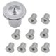 thumbnail image 2 of 10x Pasadores de pasador central Accesorios de posicionamiento de orificio central de transferencia de centro Broca de madera para 6 mm CUTICAT Perno de puntos de perforación de pasador, 2 of 8