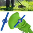 thumbnail image 2 of Plastic Edger Blade,10 pcs,Replace For Cordless Grass Trimmer Tool Set(Blue, 2 of 5
