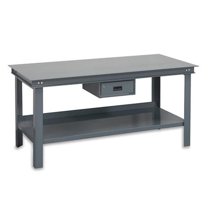 Durham No. 95 Super Heavy Duty Workbench with Drawer - Gray