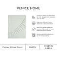 thumbnail image 2 of 100% Cotton Fitted Sheet Only - Deep Pocket up to 16inch - All-Around Elastic - T-Shirt Fabric Jersey Knit - Extra Soft - Easy Fit - All Season - Comfy, 2 of 4
