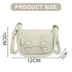thumbnail image 2 of Nuevo bolso retro de moda de cuero artificial bolso de hombro simple bolso cruzado casual, 2 of 5