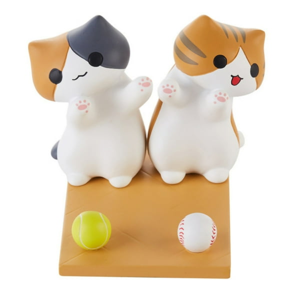 Lindo Gato Smartphone Soporte Seguro PVC Versátil Escritorio Dibujos Animados Gato Teléfono Titular para Teléfonos Móviles C