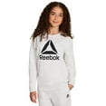 thumbnail image 2 of Reebok Girl's Game Day Fleece Crewneck, Sizes 4-18, 2 of 5