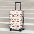 thumbnail image 6 of Yiaed Retro bows Print Travel Luggage Cover Suitcase Protector Covers Elastic Luggage Anti-scratch(No luggage included）-X-Large, 6 of 7
