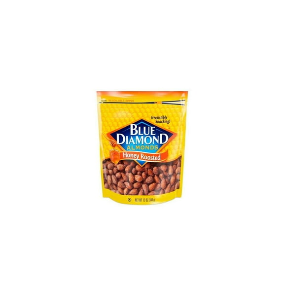 Blue Diamond Honey Roasted Almonds - 12oz - Pack of 2