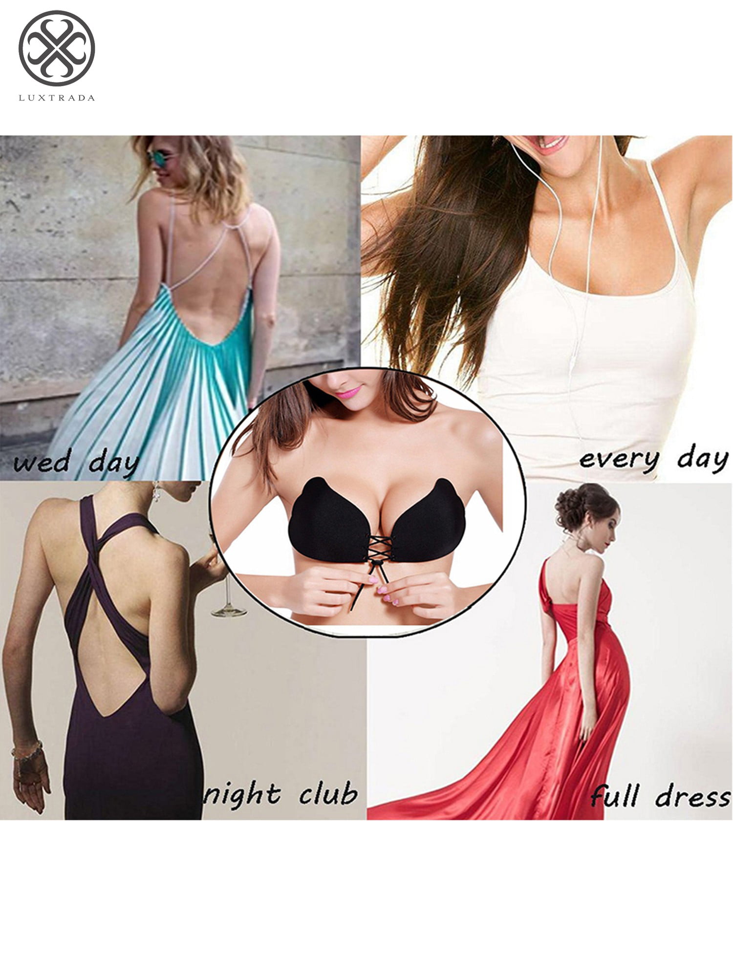Up To 59% Off on Womens Strapless Backless Pus