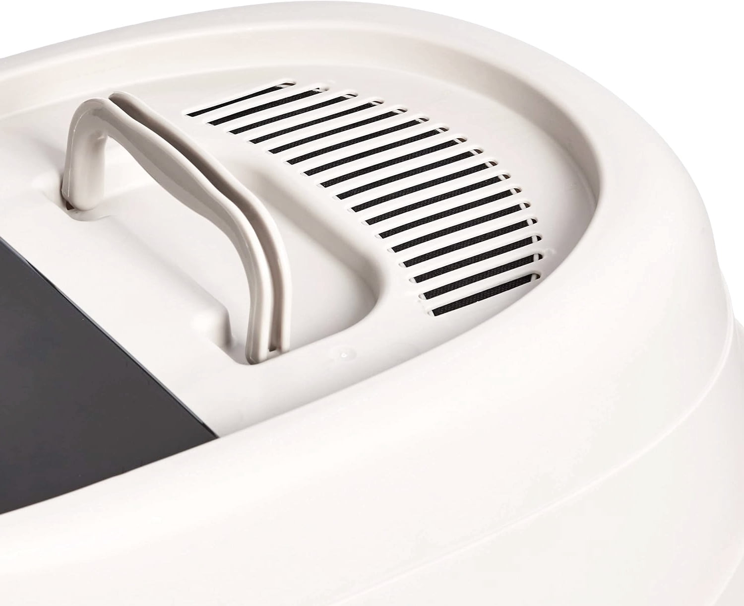 Enclosed Cat Litter Box with Swinging Door and Carbon Filter Standard Size Multicolor