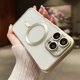 thumbnail image 3 of Luxury Plating Frosting Titanium Frame Case For IPhone 15 14 13 12 11 Pro Max Plus Clear Magsafe Magnetic Wireless Charge Cover, 3 of 5