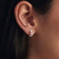 thumbnail image 5 of Chain-Link Clip-On Earrings  925 Sterling Silver Minimalist Elegant Everyday Wear, 5 of 9