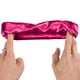 thumbnail image 4 of Conjunto de 3 piezas de gorro de dormir de satén Inteprter con ala ancha y envoltura de corbata Rosa roja, 4 of 6