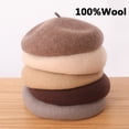 thumbnail image 2 of 17 colores Otoño Invierno sombrero lana boinas gruesas boina de artista francés mujeres pintor sombrero niñas boinas mujer gorro cálido gorros Tan Jianjun unisex, 2 of 2