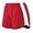 Red/White/Black, variant on Sportswear Women's Standard Ladies Pulse Junior Fit Activewear Team Shorts, Dark Green/White/Black, Large
