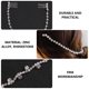 thumbnail image 2 of Peineta de boda con cadena para mujer, peineta de novia con diamantes de imitación, diadema, joyería para el cabello, decoración, 2 of 6