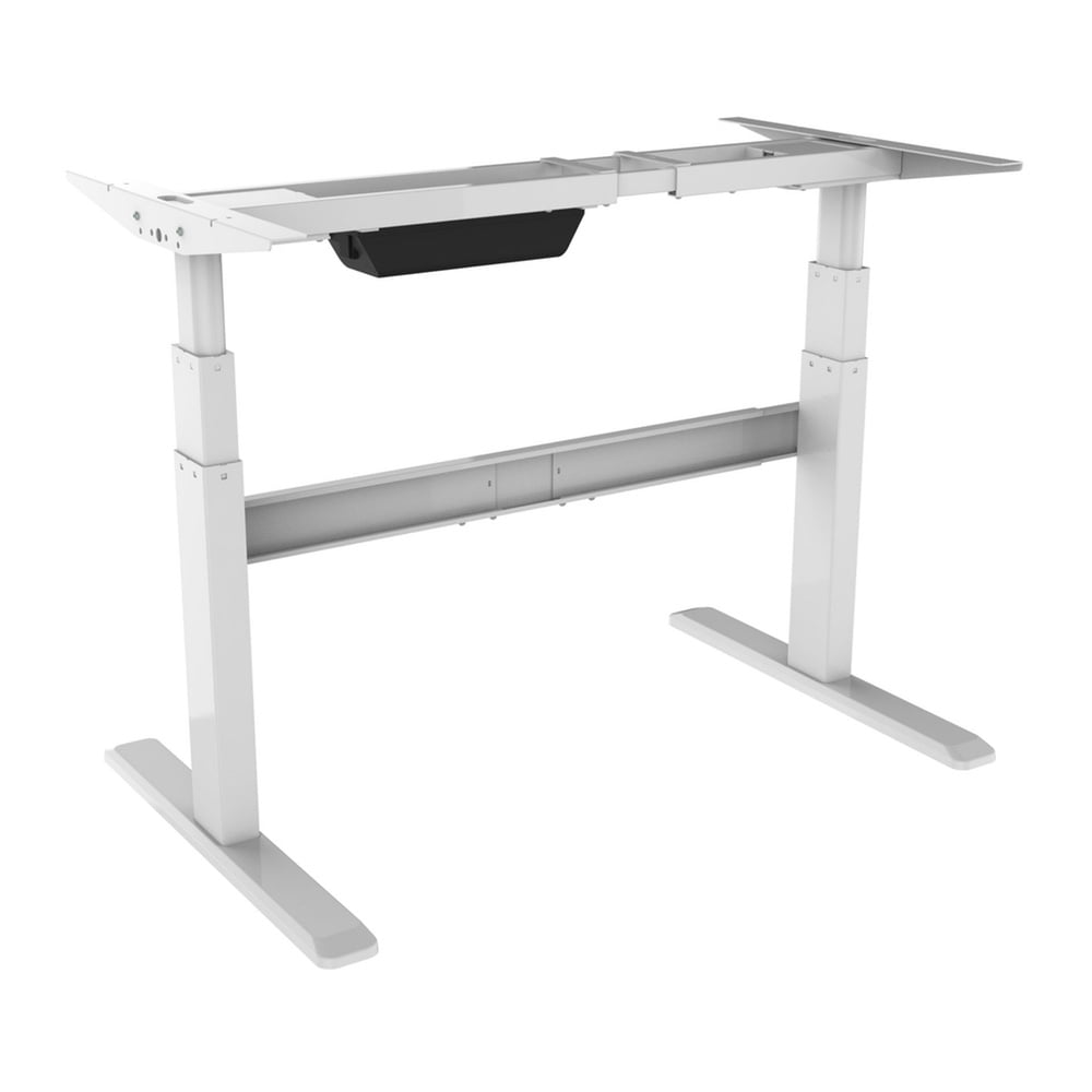 Bordeaux Dual Motor Electric Standing Desk Frame Sit Stand Bordeaux Dual Motor Electric Standing Desk Frame Sit Stand In White Up For Home And Office Compatible With Any Table Top