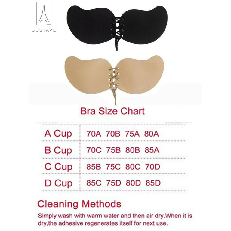 Buy Nudwear Nud Bra Stress Backless Bra Silicone Adhesive Stick on Push up  Bra Size A Clear Online at desertcartINDIA