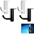 thumbnail image 1 of Paquete de 4 soportes para monitor de auriculares, gancho adhesivo para auriculares, gancho para auriculares, gancho para auriculares, gancho para auriculares, gancho para auriculares, adhesivo H, 1 of 5