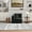 Left-arm Seat (A), variant on Avenco Velvnoir L-Shaped Convertible Sofa and Sectional Sleeper Sofa for Living Room and Office(Ottoman)
