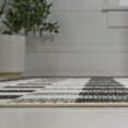 thumbnail image 6 of JONATHAN Y TUSCAN SUN 2 x 8 Runner Rug, Darcy Traditional Geometric Bold Gingham - Black/Cream, TSN201A-28, 6 of 8