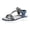 Blue, variant on Lightweight Breathable Platform Sandals with Elastic Straps for Women Casual Fashion Thick Sole Outdoor Comfort