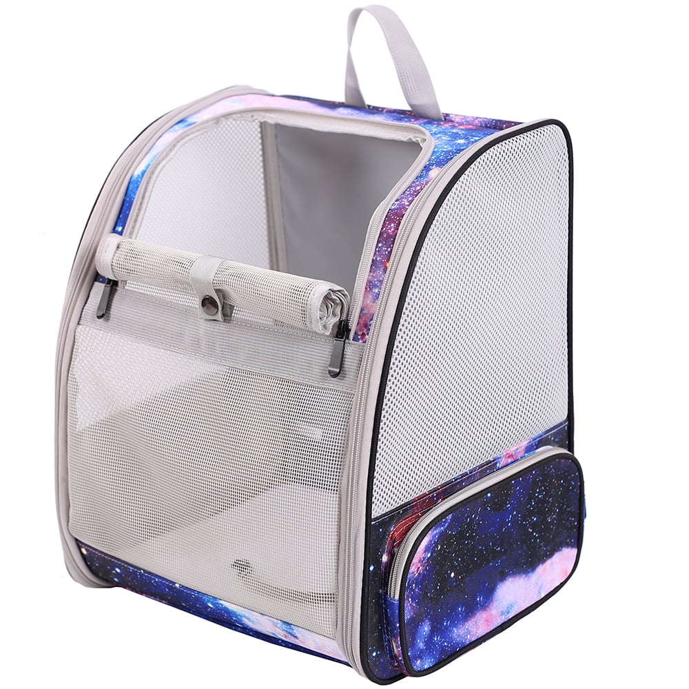 Pet Backpack Carrier for Cat and Small Puppy, Breathable Full Ventilation Backpack for Cat and Small Dog, Airline Approved Cat Travel Bag