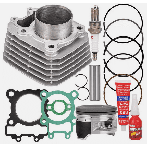 Shtlyh Cylinder Piston Gasket Kit for Kawasaki Bayou 250 KLF250A 11005-1965 11061-1104 11004-1375 ATV