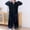Navy, variant on Fengqque Comfortable Fit Postpartum Maternity Maternity Nursing Set Robe Bathrobe Lengthening Keep Warm Lapel Same Style Long Sleeve