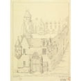 thumbnail image 2 of Aglaüs Bouvenne 19x24 Gold Ornate Framed and Double Matted Museum Art Print Titled - Hotel De Sens (1870), 2 of 4