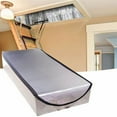 thumbnail image 6 of Protective Cover, Attic Door Insulation Cover Energy Efficient Attic Stair Door Ladder Insulator Drop Down Tent With Zipper Drop Down Tent With Zipper Cut Off The Cold Cut Off The Hot 25x54x11inch, 6 of 9