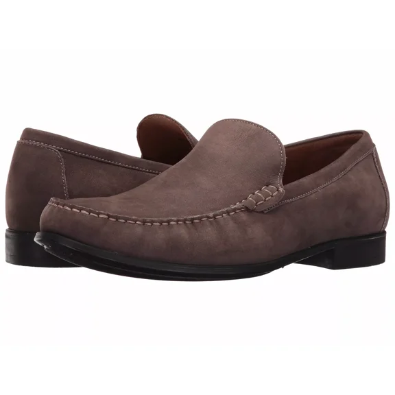Johnston & Murphy Men's Cresswell Venetian Gray Nubuck Loafer Shoes Size 11.5