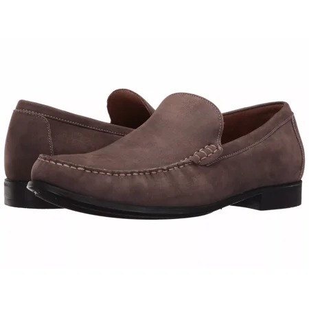 Johnston & Murphy Men s Cresswell Venetian Gray Nubuck Loafer Shoes Size 11.5