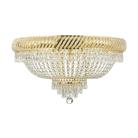 Basket Semi Flush - French Empire Crystal Semi Flush Basket Chandelier Lighting